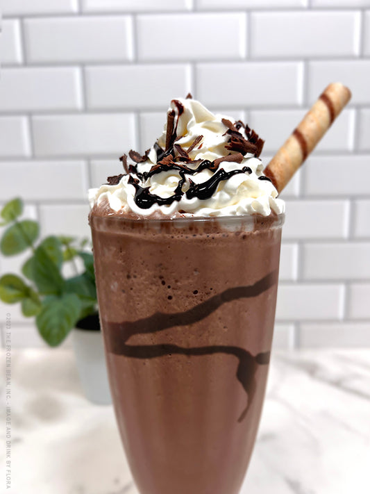 The Frozen Bean - Java Chip Latte Frappe Mix, Coffee Drink with 100% Arabica Coffee, Certified Kosher, Halal, Gluten Free, 12 Packets
