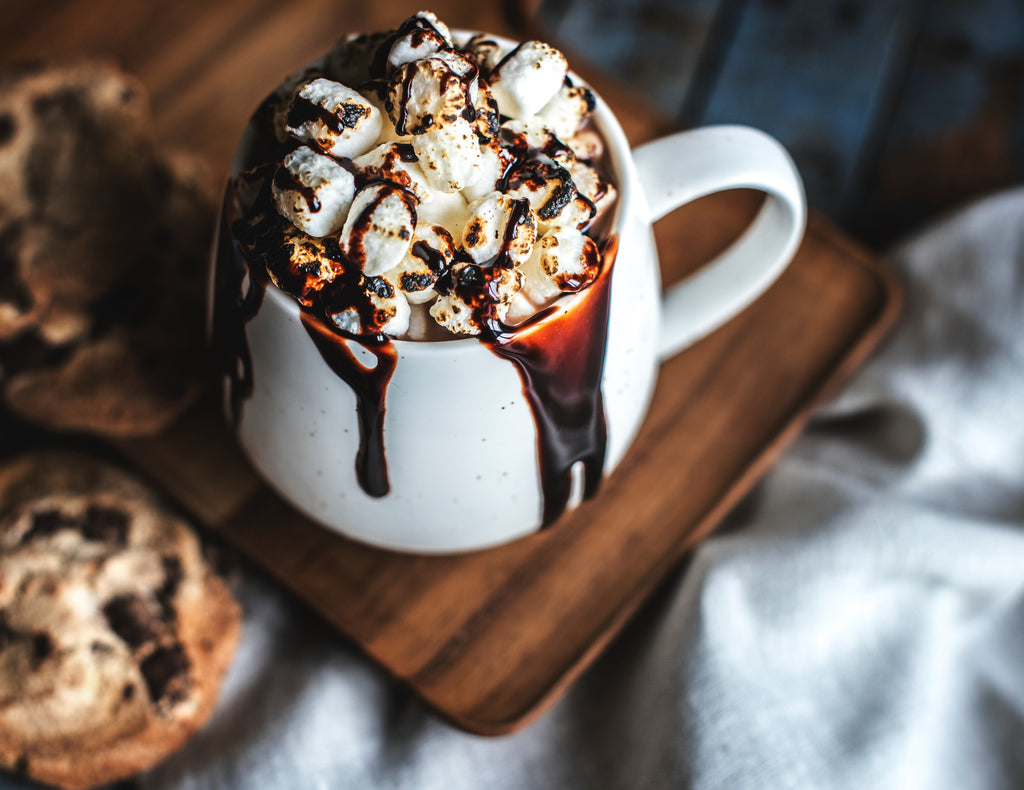 S’more Frozen Hot Chocolate Drink Recipe