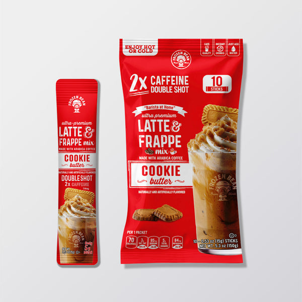 The Frozen Bean Cookie Butter Frappe & Latte Instant Mix (10