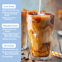 Ultra Premium Frappe Vanilla Bean Latte Instant Mix (10 Packs)