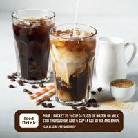 Instant Iced Coffee, Single-Serve Packets, Gluten-Free, Dairy-Free, Variety Pack, Vanilla, Hazelnut, Caramel, 10 packets each (30 packs total)