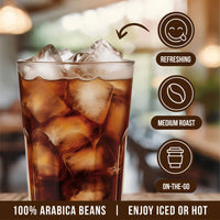 Instant Iced Coffee, Single-Serve Packets, Gluten-Free, Dairy-Free, Variety Pack, Vanilla, Hazelnut, Caramel, 10 packets each (30 packs total)