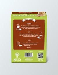 The Frozen Bean - Caramel Apple Strudel Instant Latte Mix  with Arabica Coffee, Double Caffeine, Low Sugar - for Hot, Iced, or Frappuccino-Style Blended Drinks - (3) 2.8 oz Single Serve