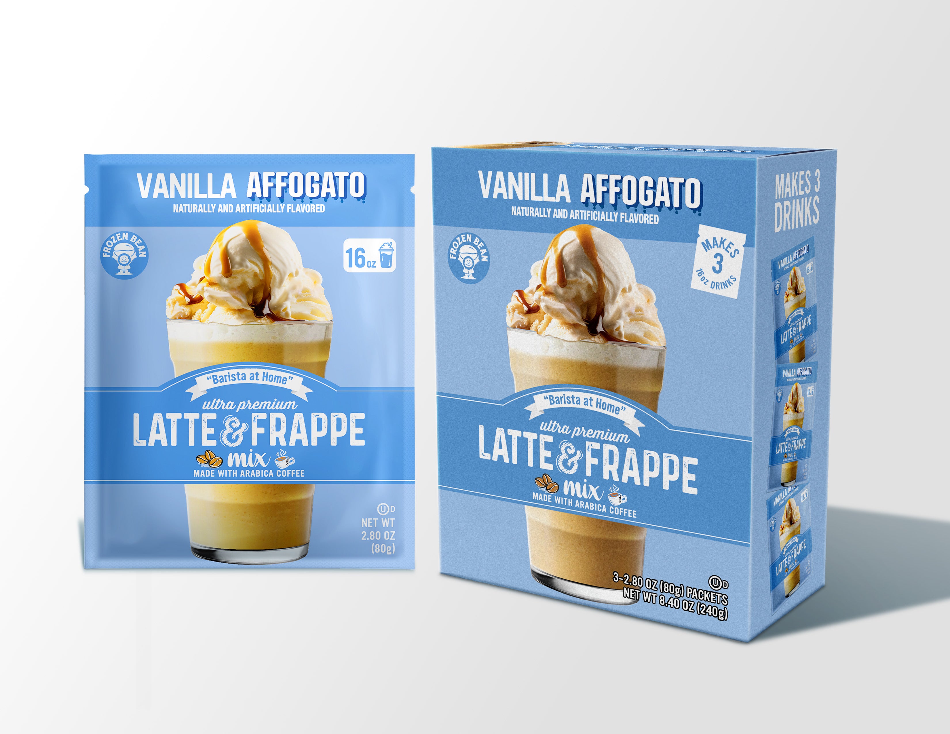 Ultra Premium  Frappe & Latte Instant Mix 3 Packs