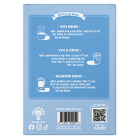 Ultra Premium Frappe Vanilla Bean Latte Instant Mix – 10 Single-Serve Packs (Carton)