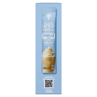 Ultra Premium Frappe Vanilla Bean Latte Instant Mix – 10 Single-Serve Packs (Carton)