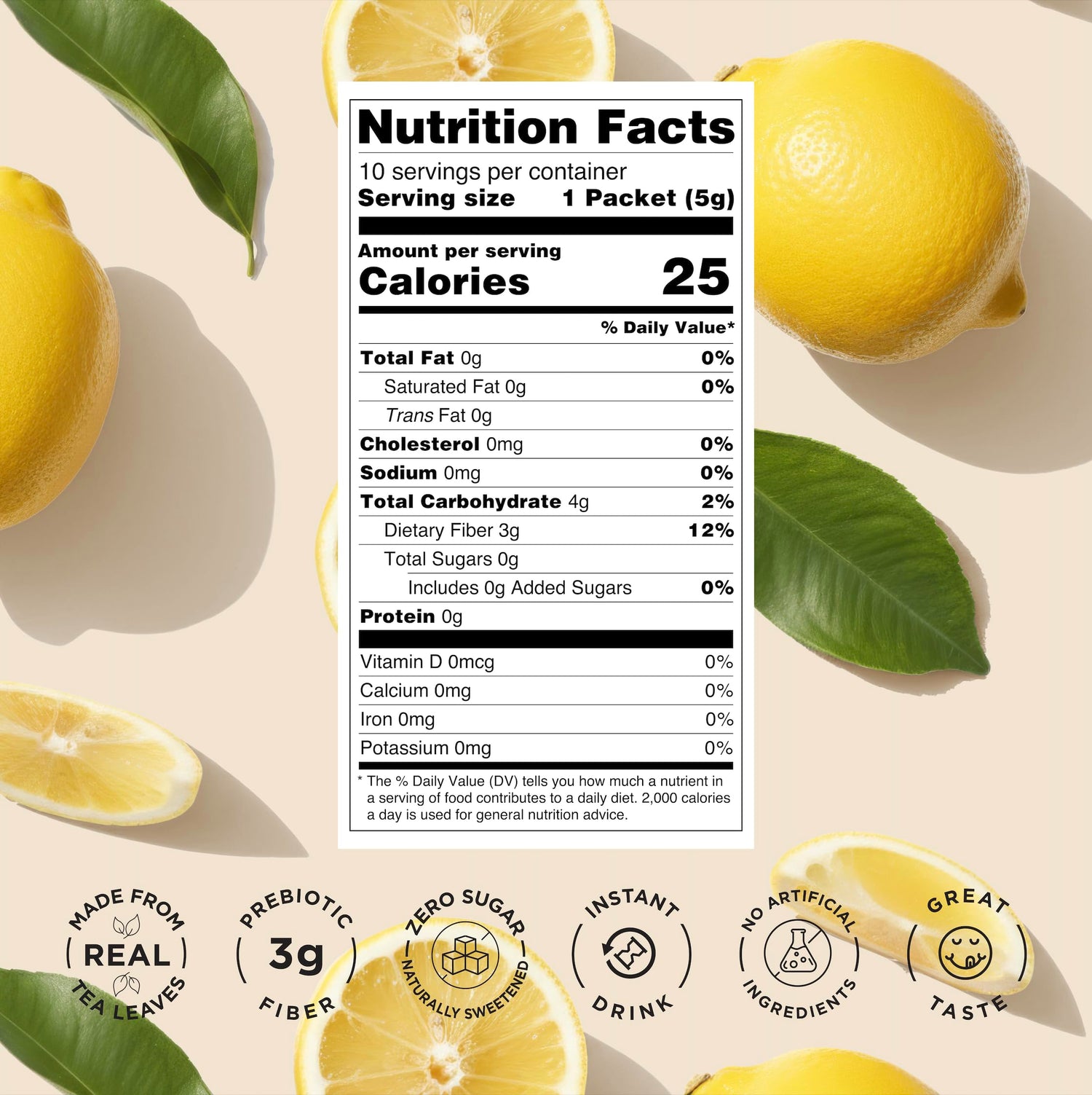 Harmony Matcha Prebiotic Black Tea Lemon (Case of 6)