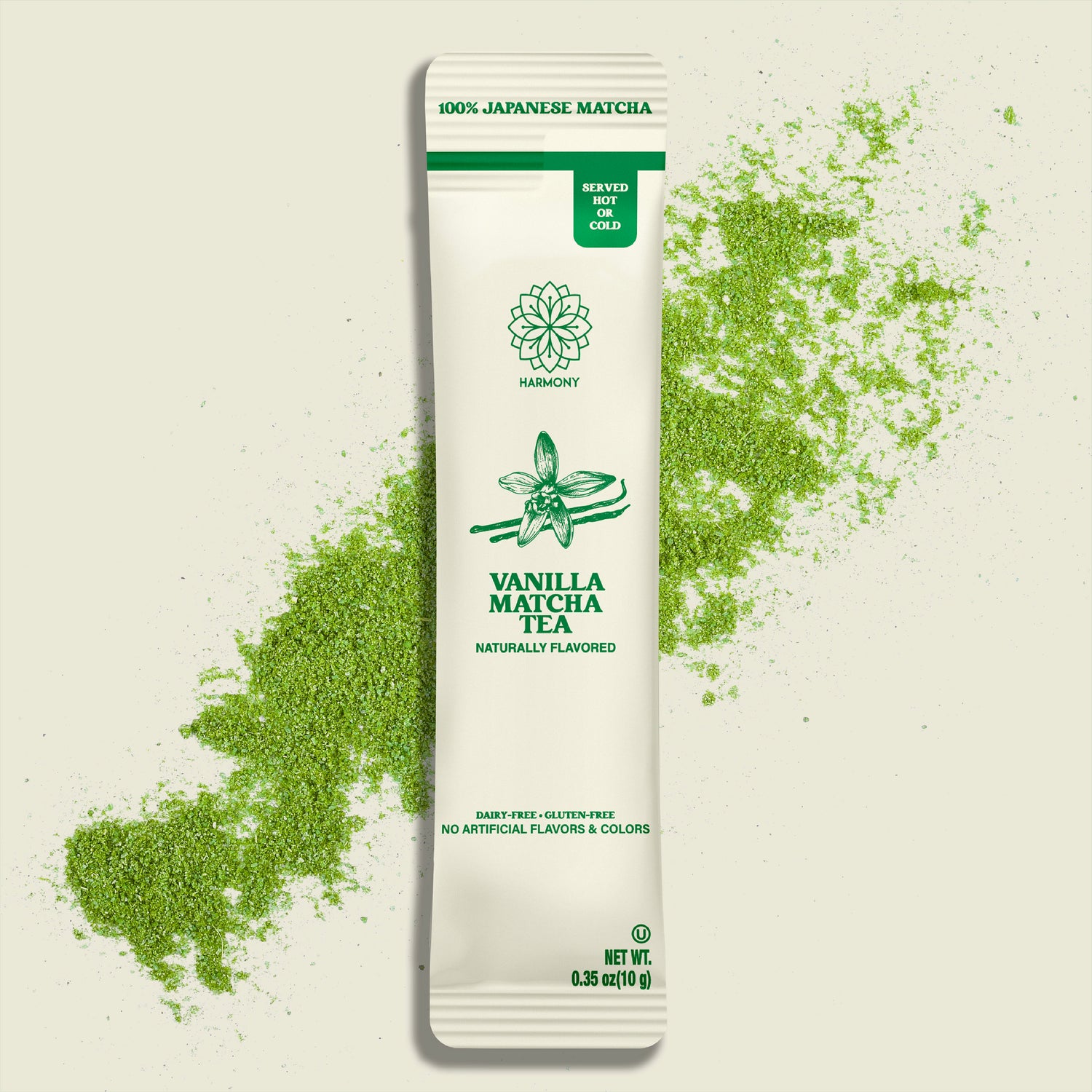 The Harmony Matcha Vanilla (10 Packs) (Case of 60)