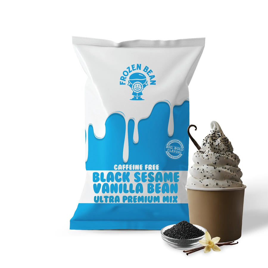 Black Sesame Vanilla Bean, Simply Gelato Mix 3 lb. - 5/Case
