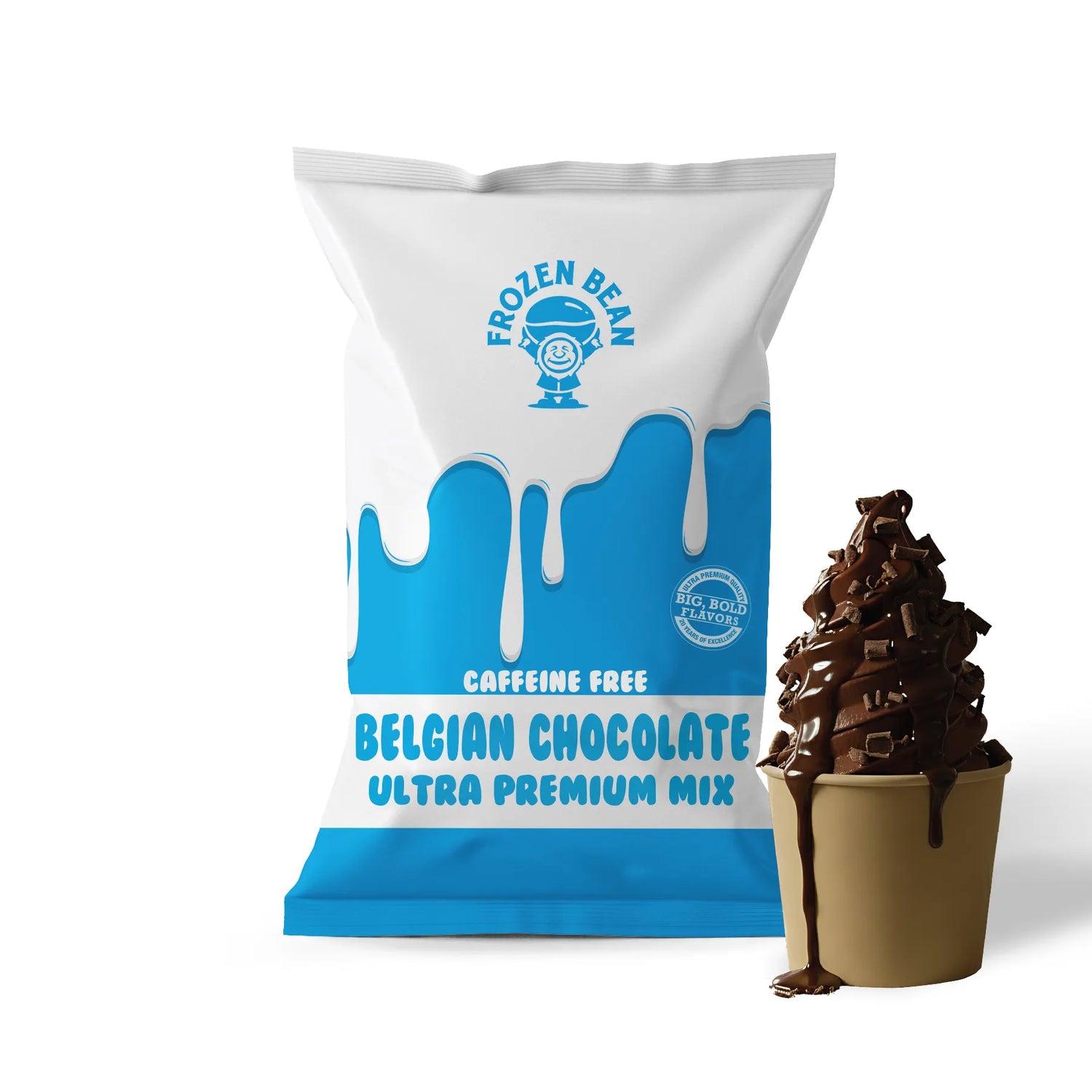 Belgian Chocolate Simply Gelato Mix 3 lb. - 5/Case
