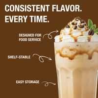 The Frozen Bean Coffee Latte Blended Ice Coffee Mix 3.5 lb. - 5/Case