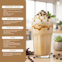 The Frozen Bean Coffee Latte Blended Ice Coffee Mix 3.5 lb. - 5/Case