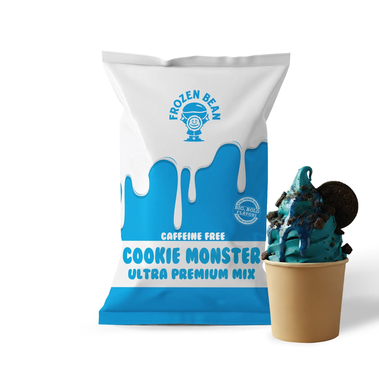 Cookie Monster Simply Gelato Mix 3 lb. - 5/Case
