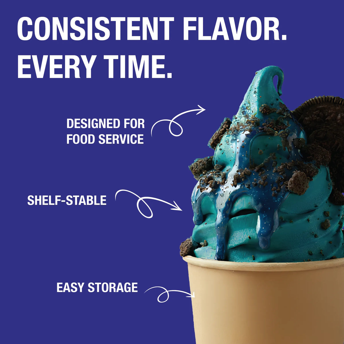 Cookie Monster Simply Gelato Mix 3 lb. - 5/Case – TheFrozenBean