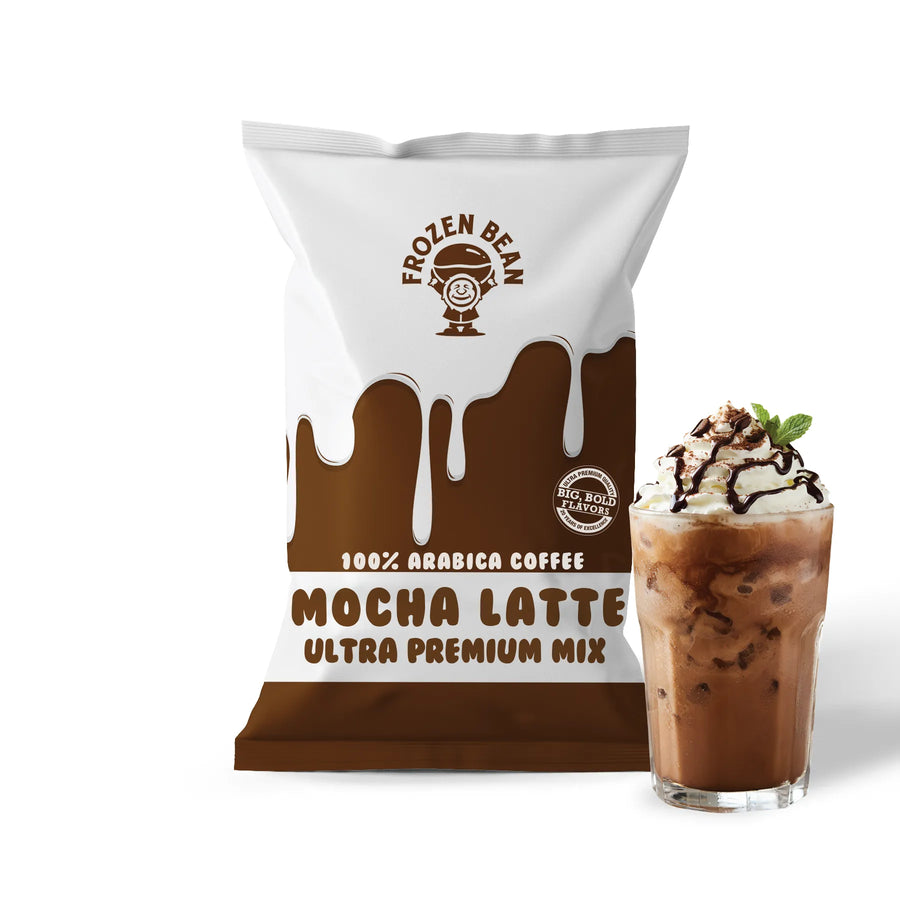 The Frozen Bean Mocha Latte Blended Ice Coffee Mix 3.5 lb.