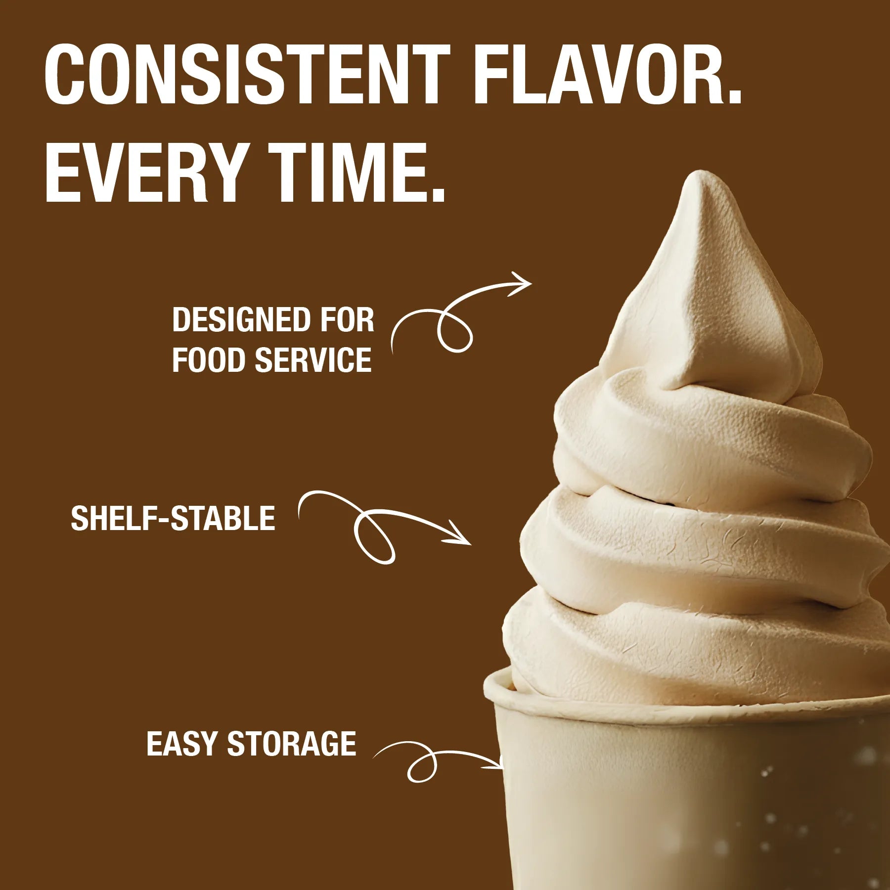 Vanilla Bean Gelato Soft Serve – Ultra Premium Mix, 3lb Bag (Case of 5)