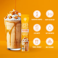 Ultra Premium Frappe Caramel Macchiato Latte Instant Mix (10 Packs)