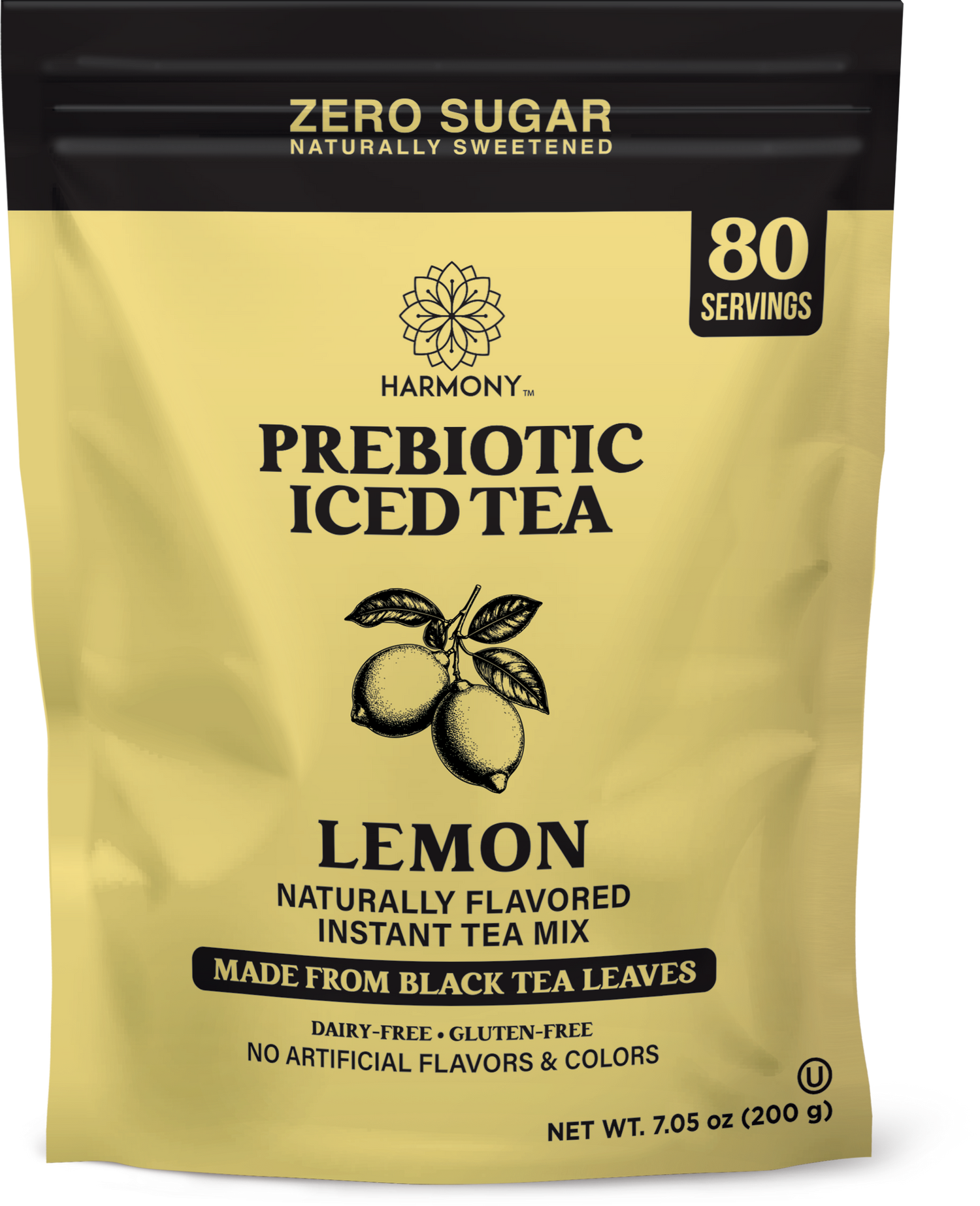 Harmony Matcha Prebiotic Black Tea Lemon (Case of 6)