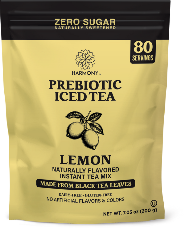 Iced Tea Drink Mix – Prebiotic Lemon Iced Tea - Large (80 servings)