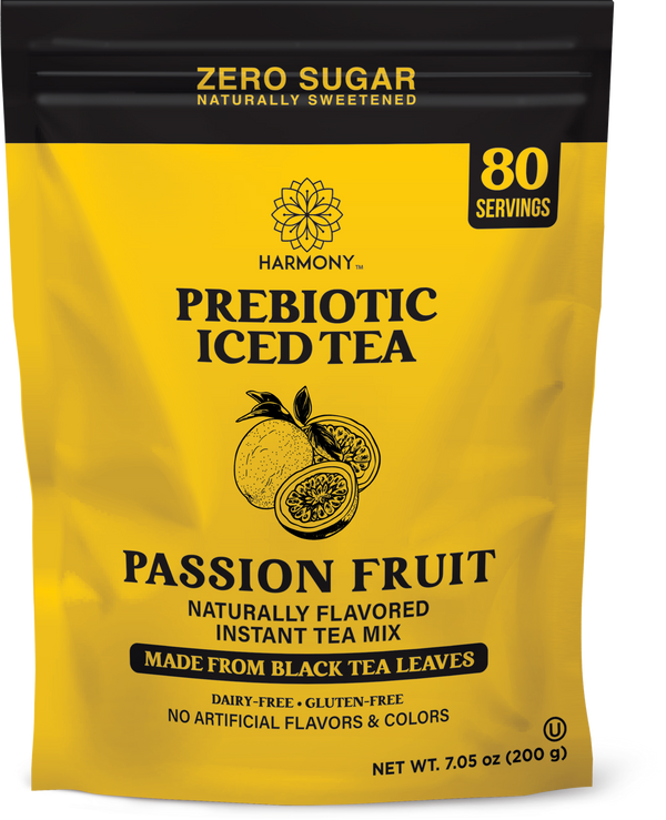 Iced Tea Drink Mix – Prebiotic Passionfruit Iced Tea - Large (80 servings)