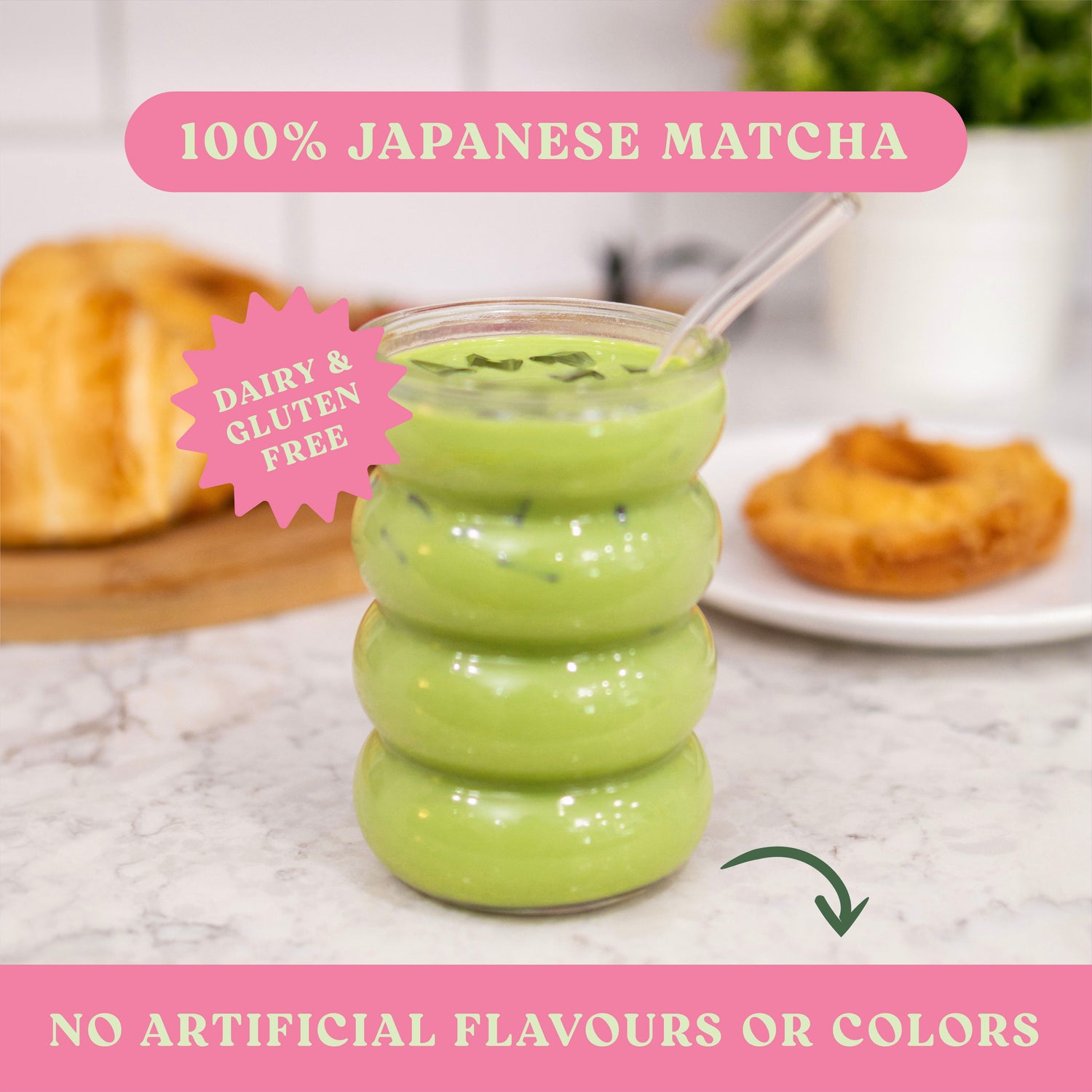 The Harmony Matcha Strawberry (7.05oz Bag) (Case of 6)