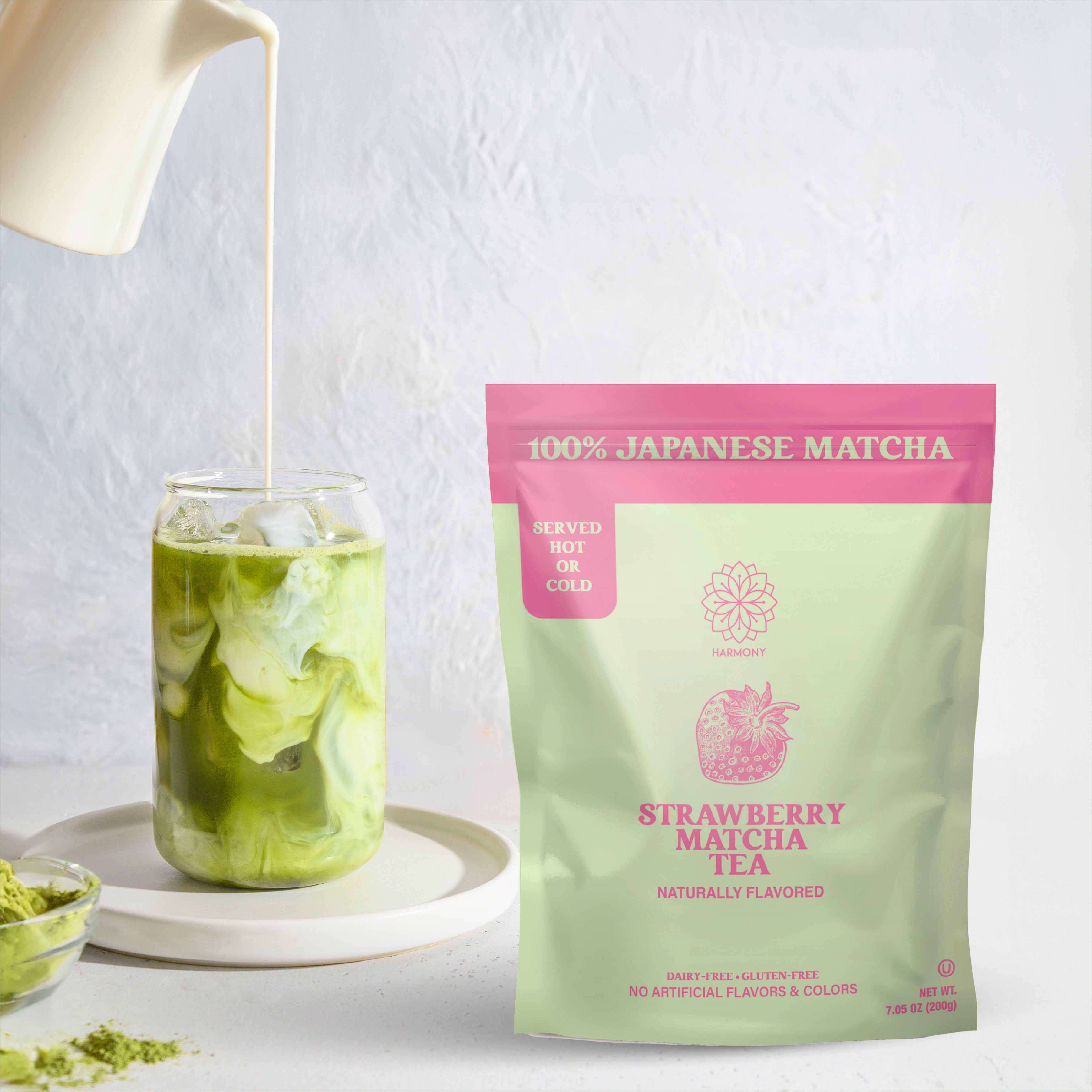 マチャ抹茶ページ Matcha Strawberry – Premium Shade-Grown Japanese Matcha, Sweetened