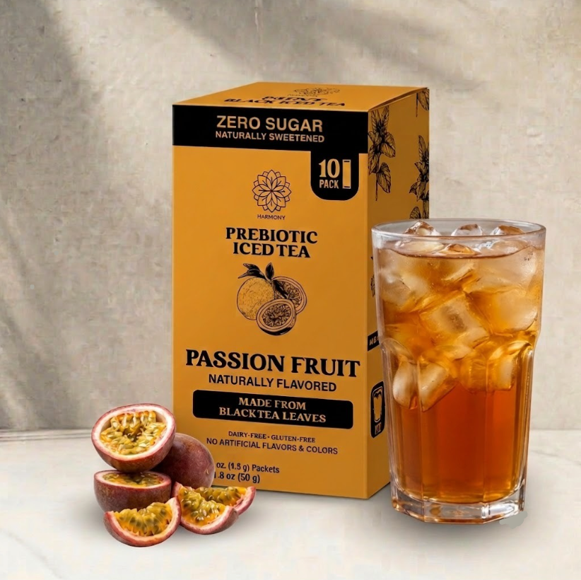 Harmony Matcha Prebiotic Black Tea Passion Fruit (Case of 6)