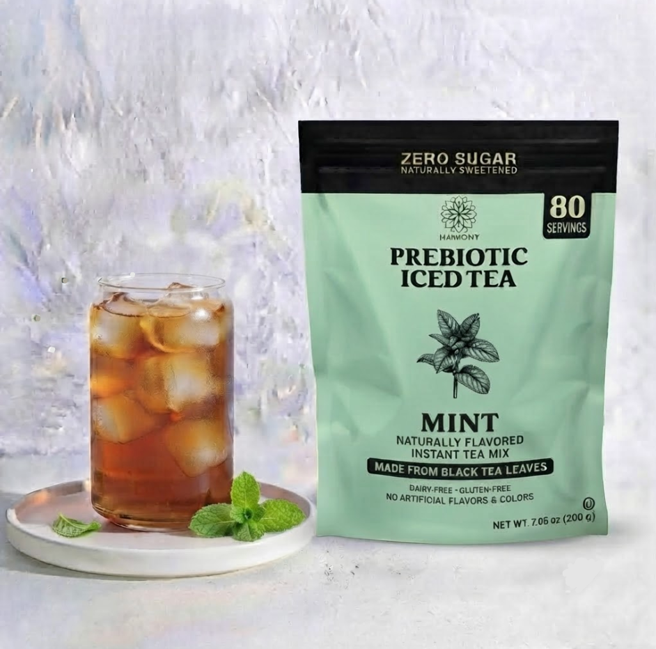 Harmony Prebiotic Green Tea Mint Gusset Bags (Case of 6)