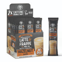 The Frozen Bean Ultra Premium Hazelnut Frappe & Latte Instant Mix (20 Sticks)