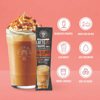 The Frozen Bean Ultra Premium Hazelnut Frappe & Latte Instant Mix (20 Sticks)