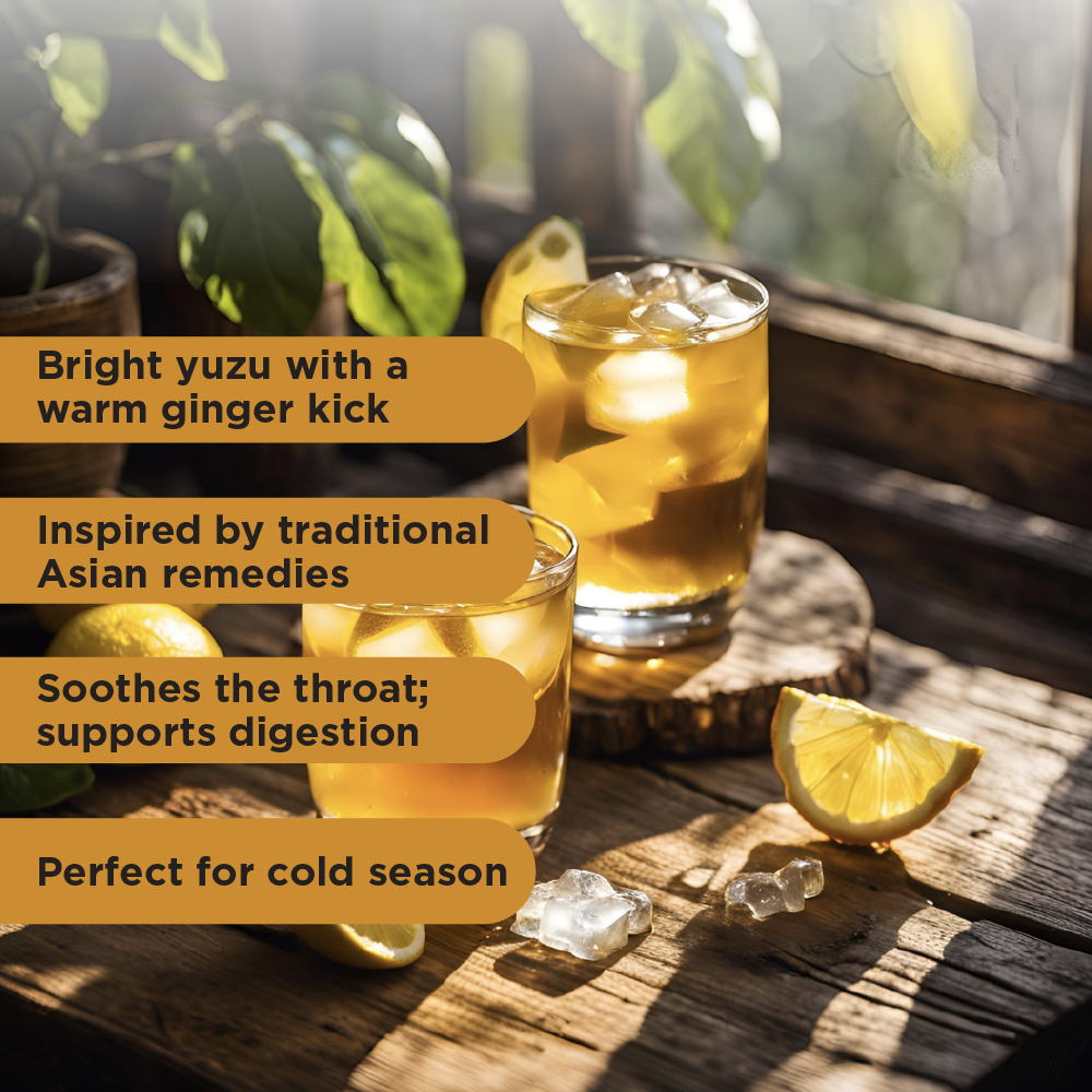 Harmony Matcha Yuzu Tea – Premium Shade-Grown Japanese Matcha, Sweetened with Organic Sugar, 20 Servings