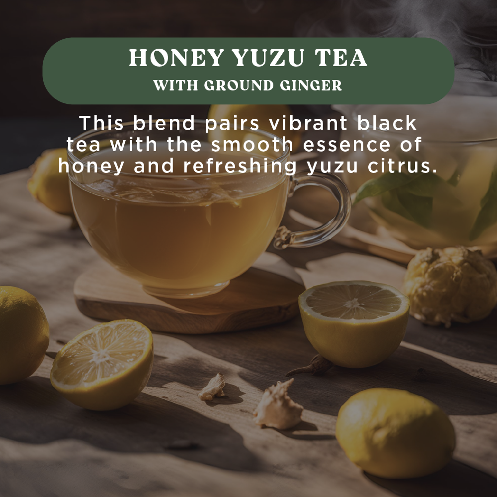 Harmony Matcha Yuzu Tea – Premium Shade-Grown Japanese Matcha, Sweetened with Organic Sugar, 20 Servings