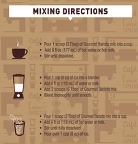 Mocha cappuccino Latte Frappe Mix, Coffee Drink with 100% Arabica Coffee, Certified Kosher, Halal, Gluten Free, 3Lb Bag